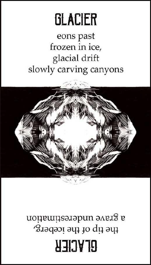 Glacier Spindlewheel card
